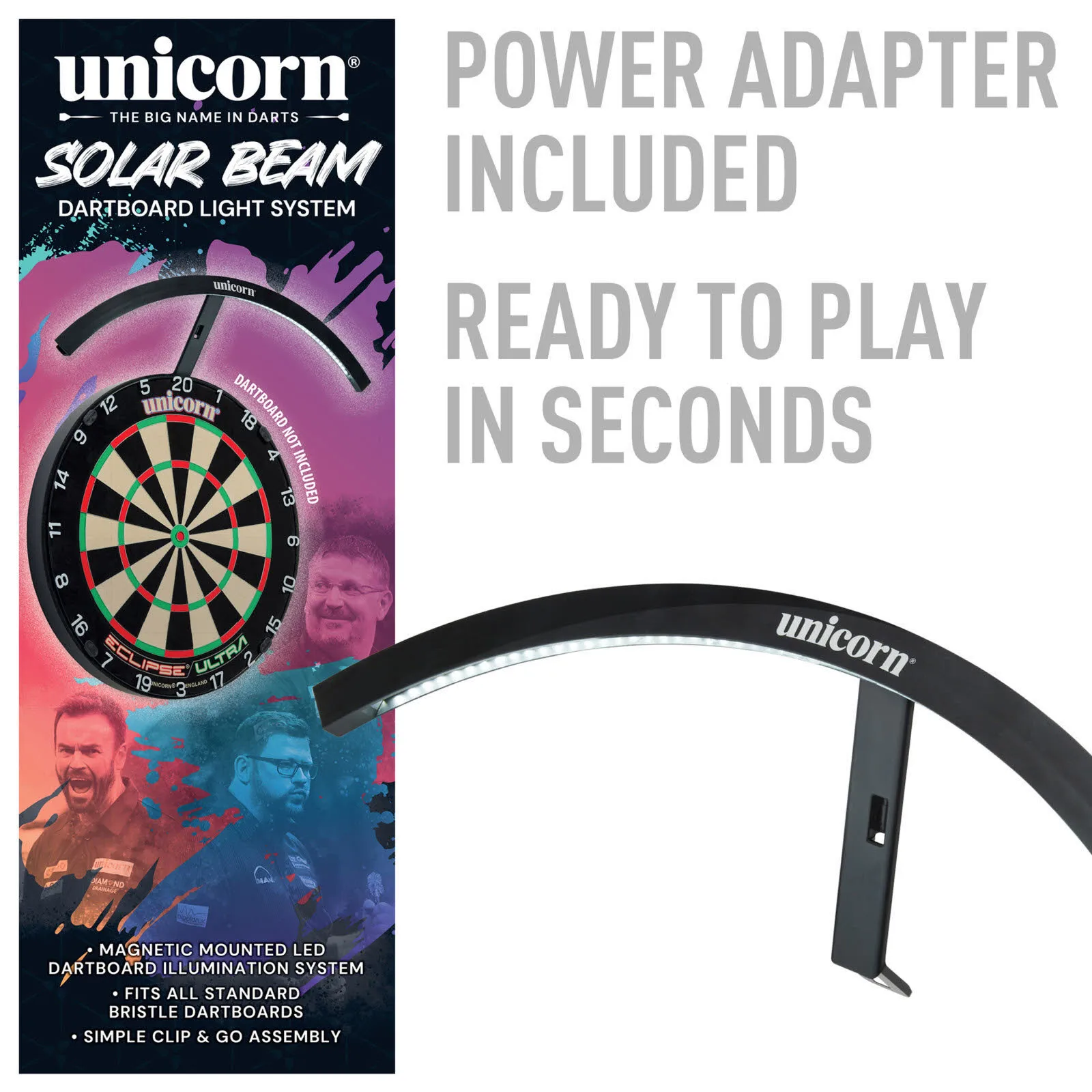 Unicorn Illuminated LED Solar Beam Licht-Ring
