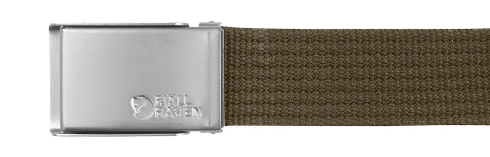 Fjällräven Canvas Belt Gürtel Metallschnalle Segeltuchgürtel 4cm Unisex NEU