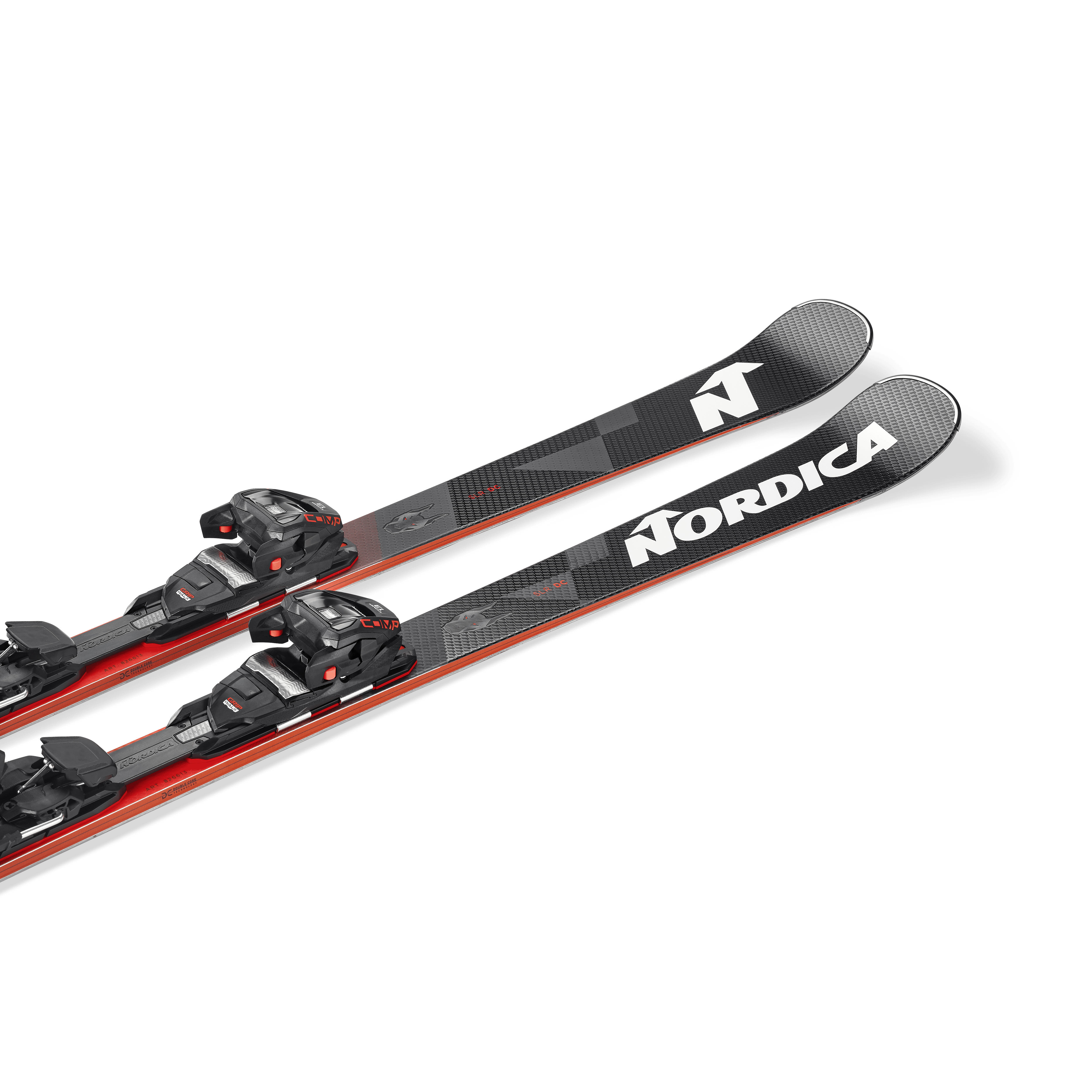 Nordica Dobermann SLR DC FDT 2025/26 On-Piste Skiset inkl. Bindunf schwarz/rot