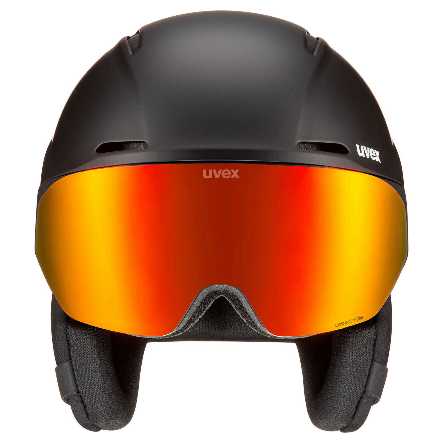 Uvex horizon CV Unisex Skihelm Snowboardhelm Visierhelm black matt