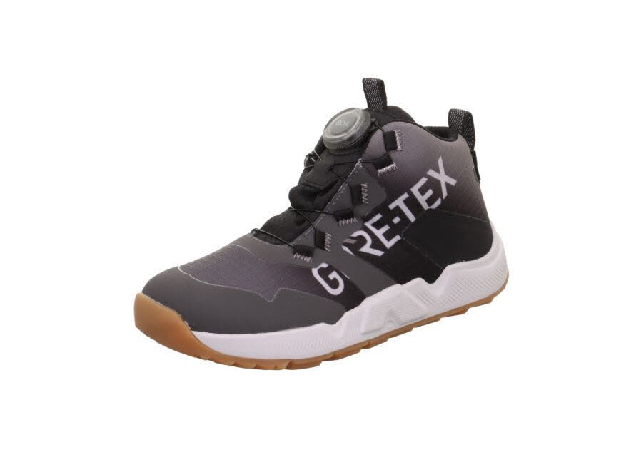 Superfit AGOS Kinder GTX BOA Outdoorschuhe schwarz/grau