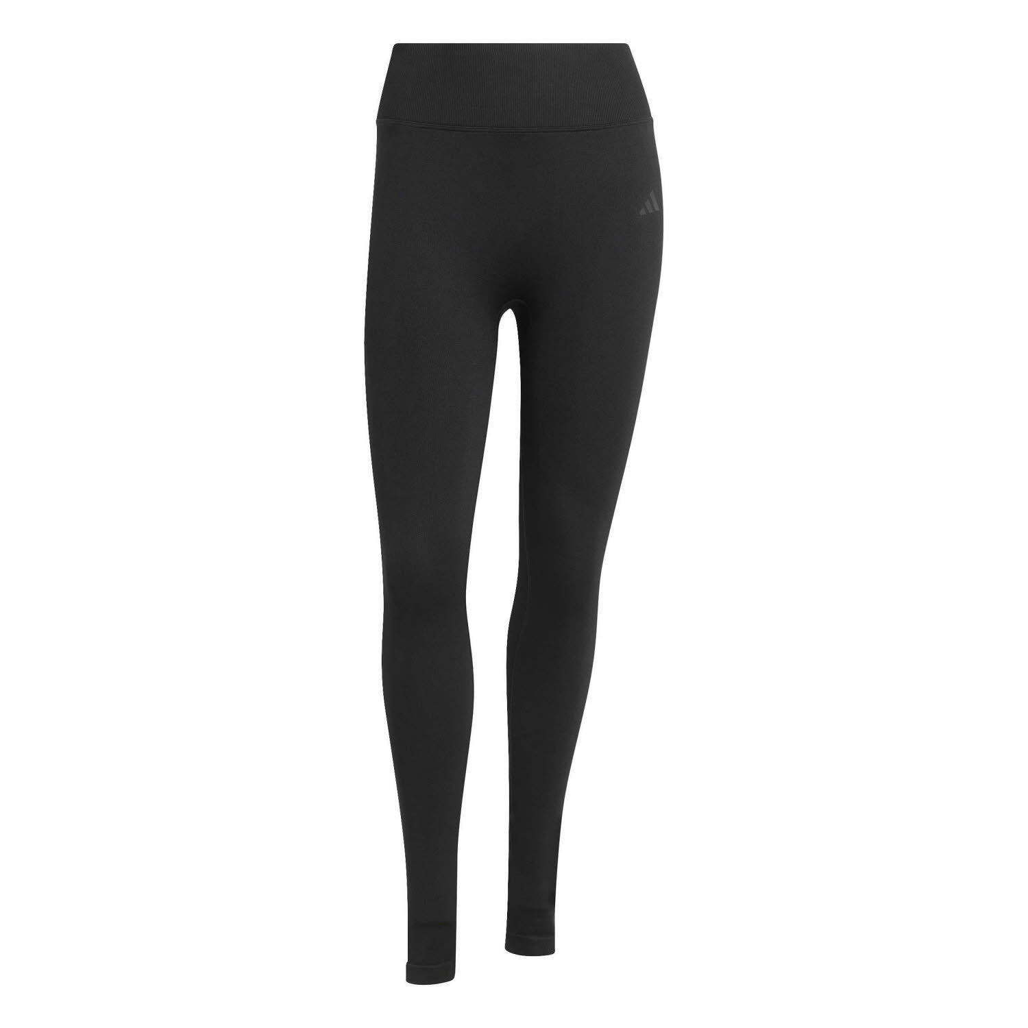adidas Workout Essentials Knit Scrunch Damen Leggings Sporthose schwarz