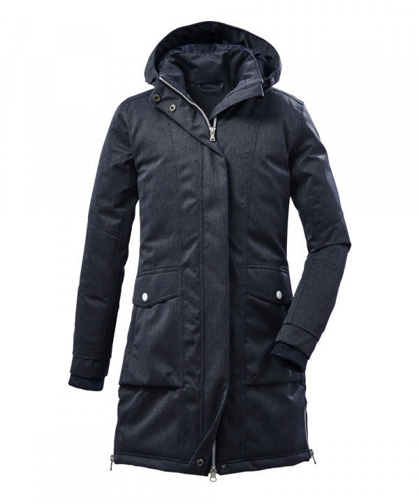 Killtec modische Mädchen Winterjacke Langarm Outdoor Freizeit blau NEU