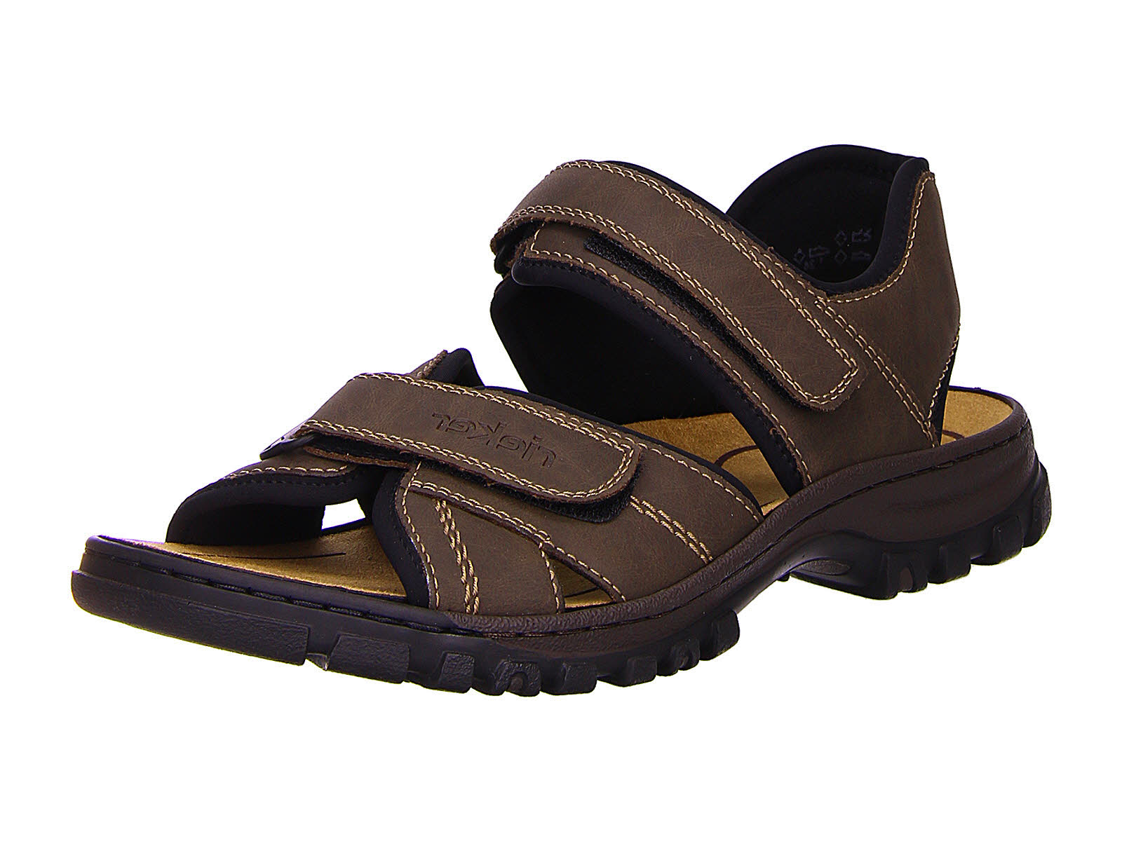 Rieker Sandalen Herren Freizeitschuh Sommerschuh Leder braun NEU