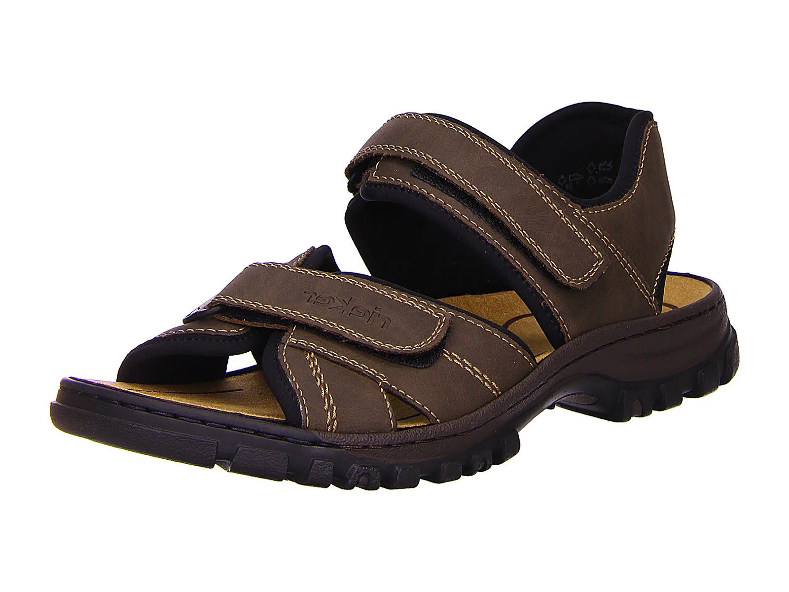 Rieker Sandalen Herren Freizeitschuh Sommerschuh Leder braun NEU