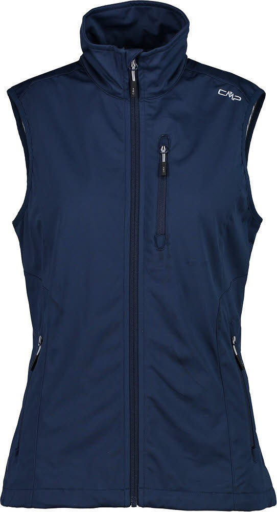 CMP WOMAN VEST Damen Softshelljacke ärmellos blue/ghiaccio