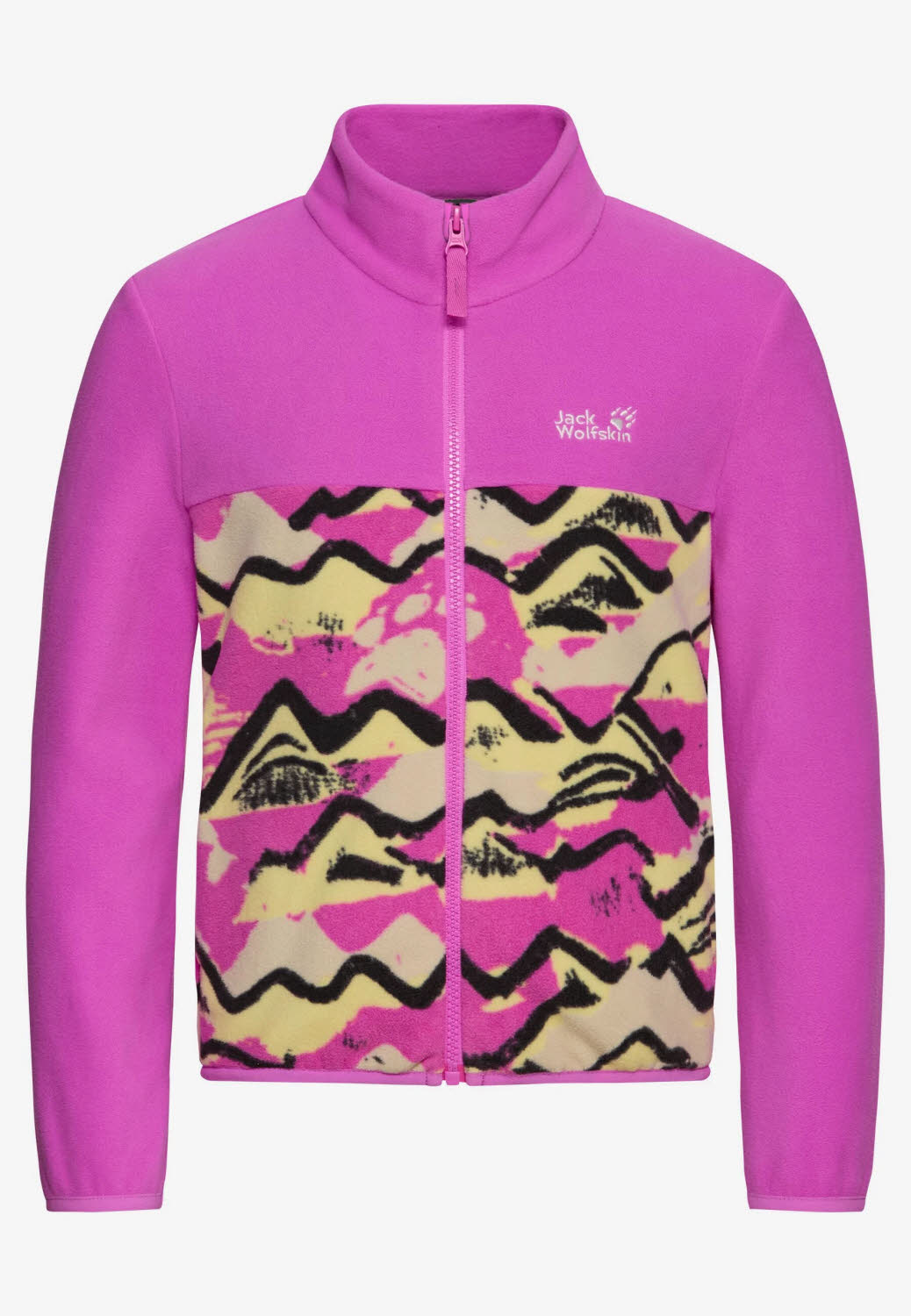 Jack Wolfskin PAW ERA 100 PRINT FZ K Mädchen Fleecejacke pink