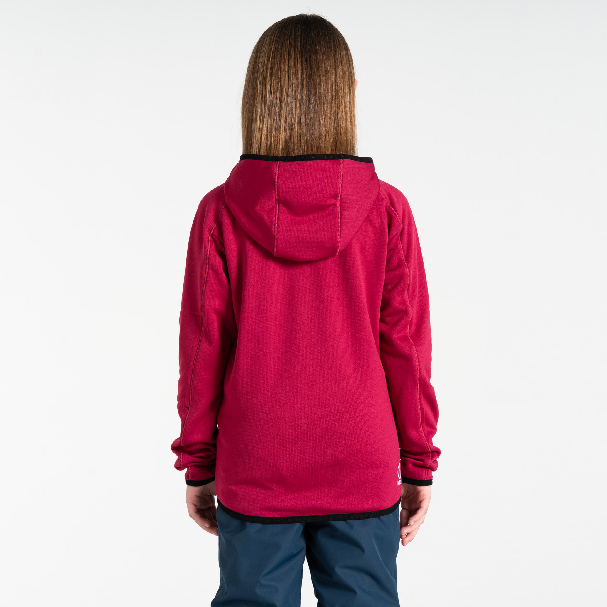 DARE 2B Kinder Explore Fleece Fleecejacke Mädchen rosarot beere