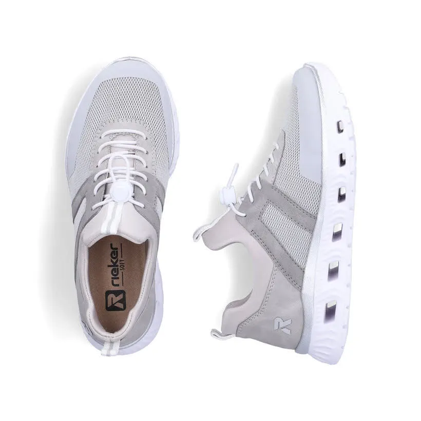 Rieker Damen Sneaker Low grau