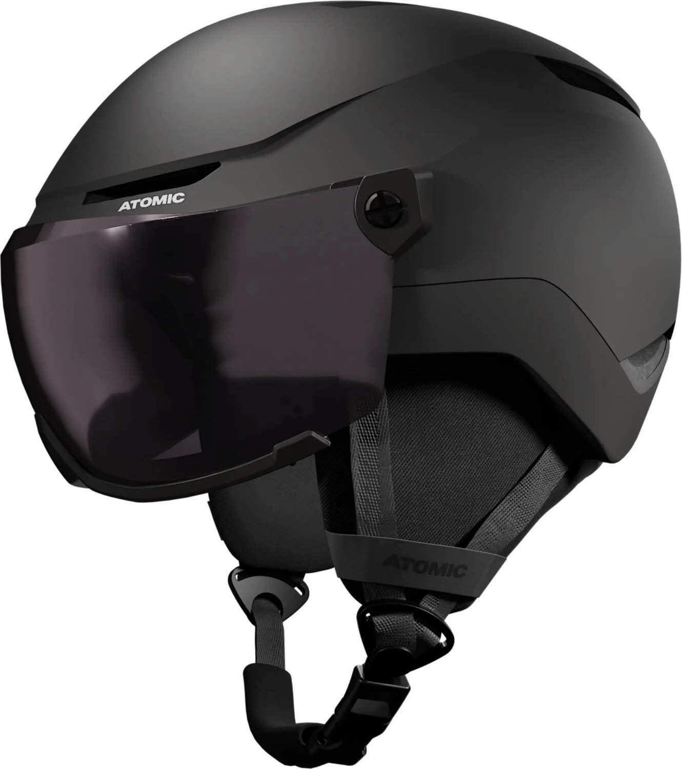 Atomic REVENT VISOR JR Kinder Skihelm Visierhelm schwarz