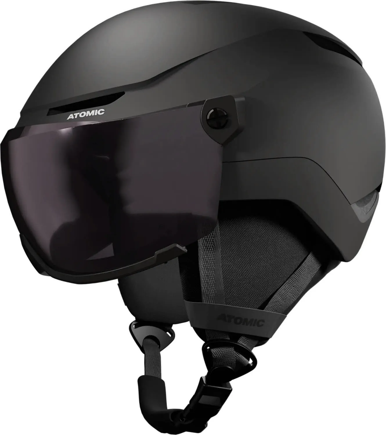 Atomic REVENT VISOR JR Kinder Skihelm Visierhelm schwarz