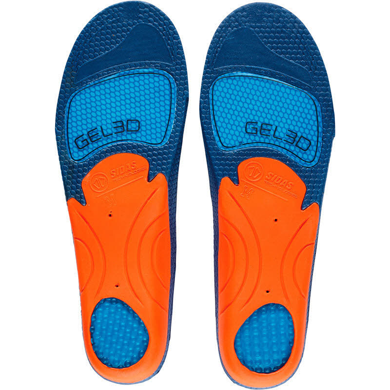 Sidas Cushioning Gel 3D Tägliche Einlegesohle blau orange