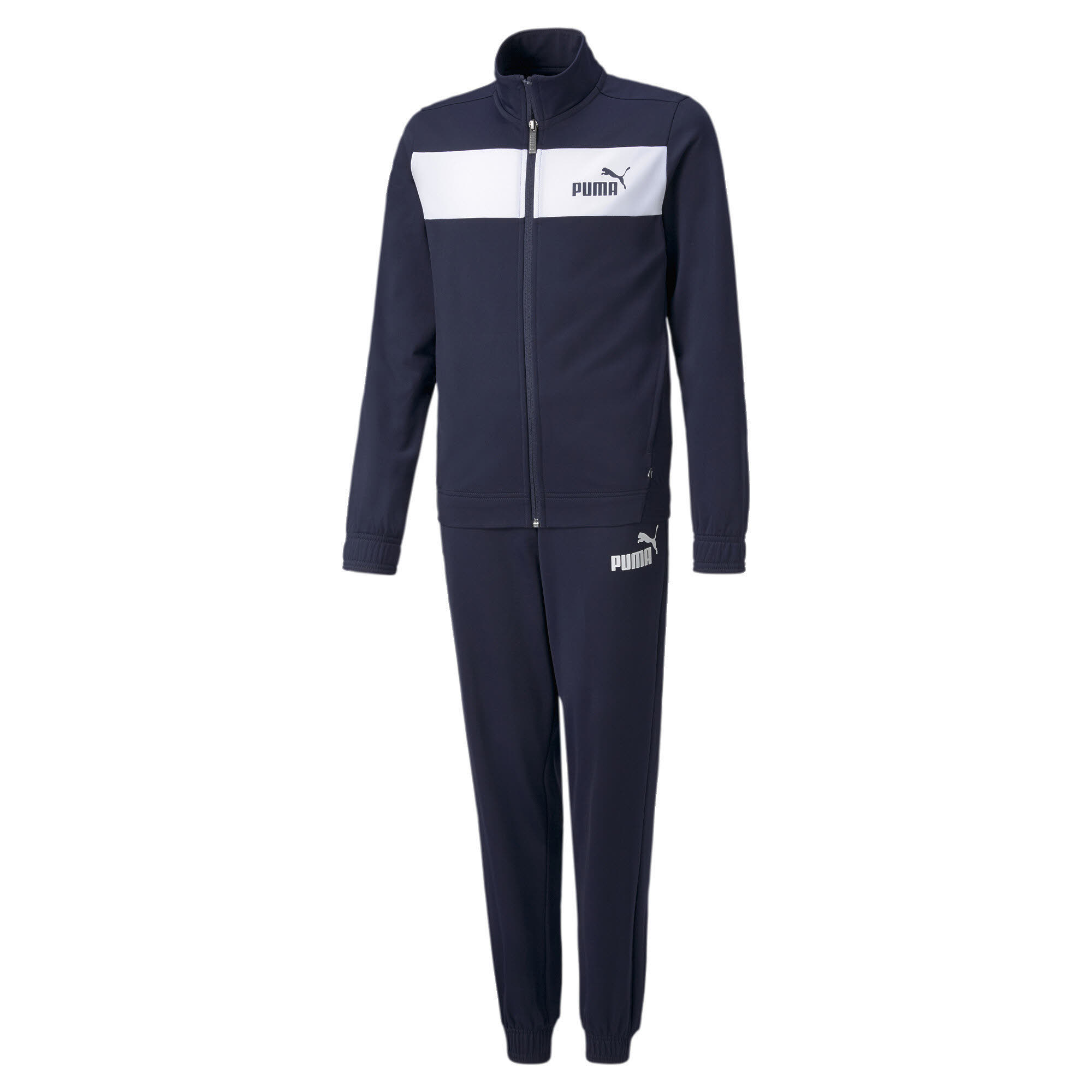 Puma Poly Suit cl B Jungen Sportanzug Jogginganzug schwarz