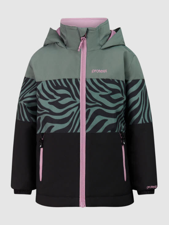 Protest PRTNanetti TD Mädchen Winterjacke Skijacke grün