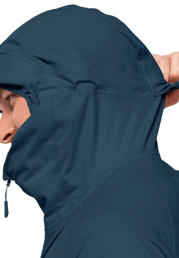 Jack Wolfskin Emberberg 3L Jkt Herren Regenjacke blau