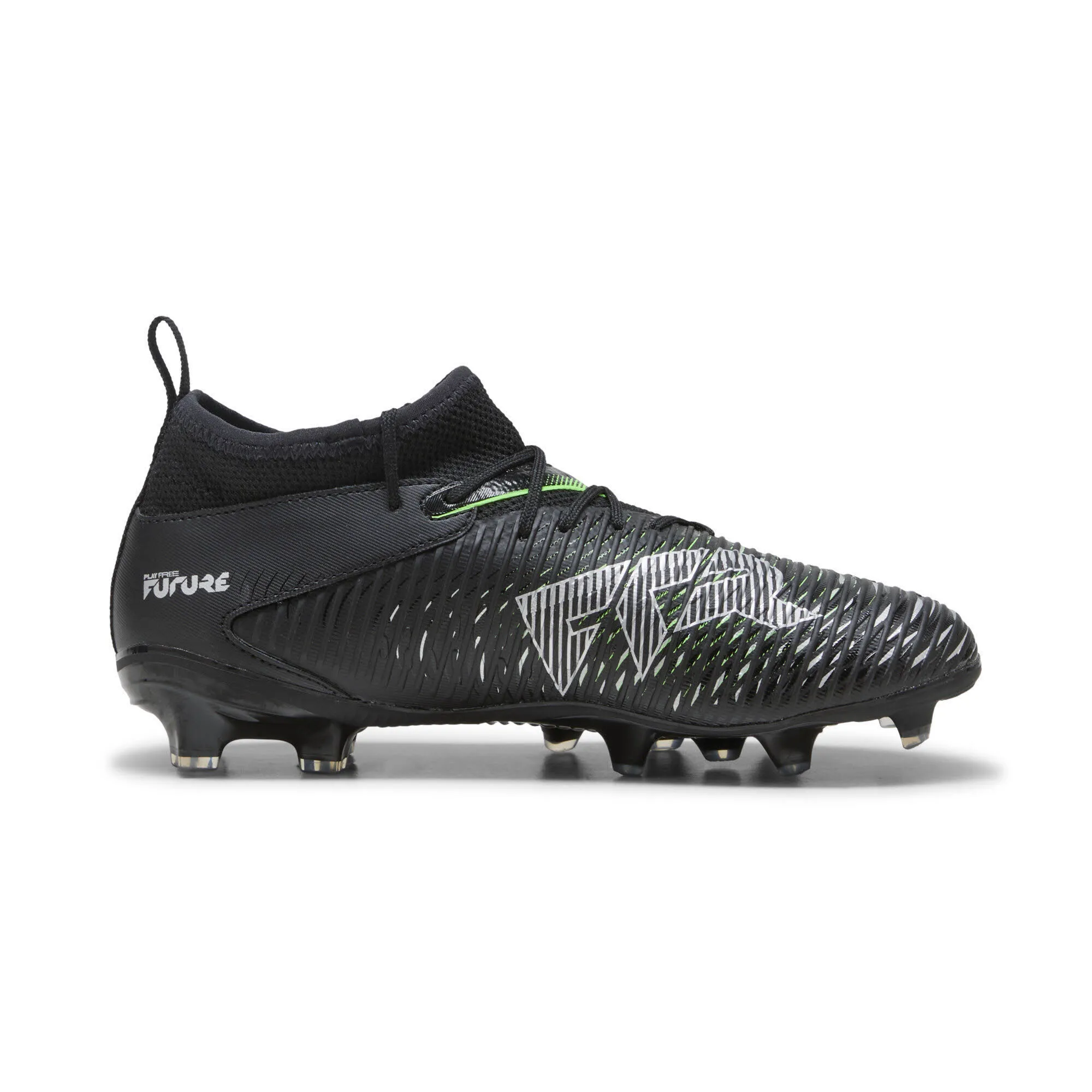 Puma FUTURE 8 MATCH FG/AG Jr Fußballschuhe Teenager schwarz