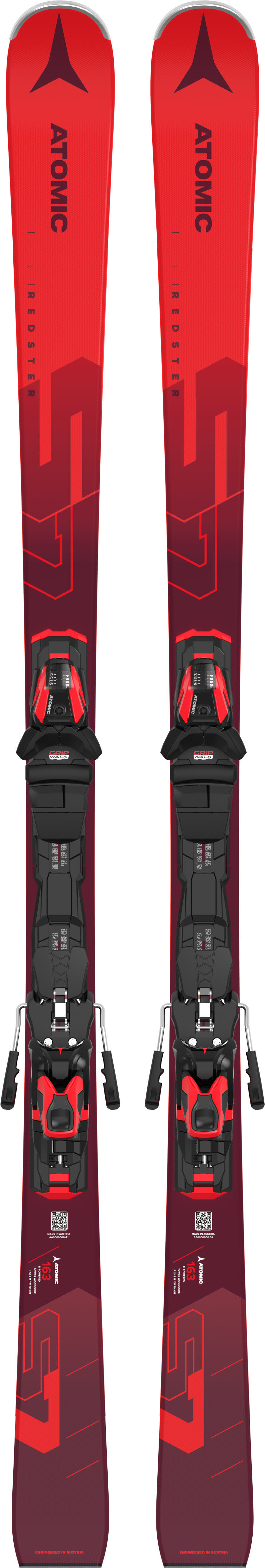 Atomic REDSTER S7 + M 12 GW Slalomcarver Ski Fortgeschrittene 23/24 rot NEU