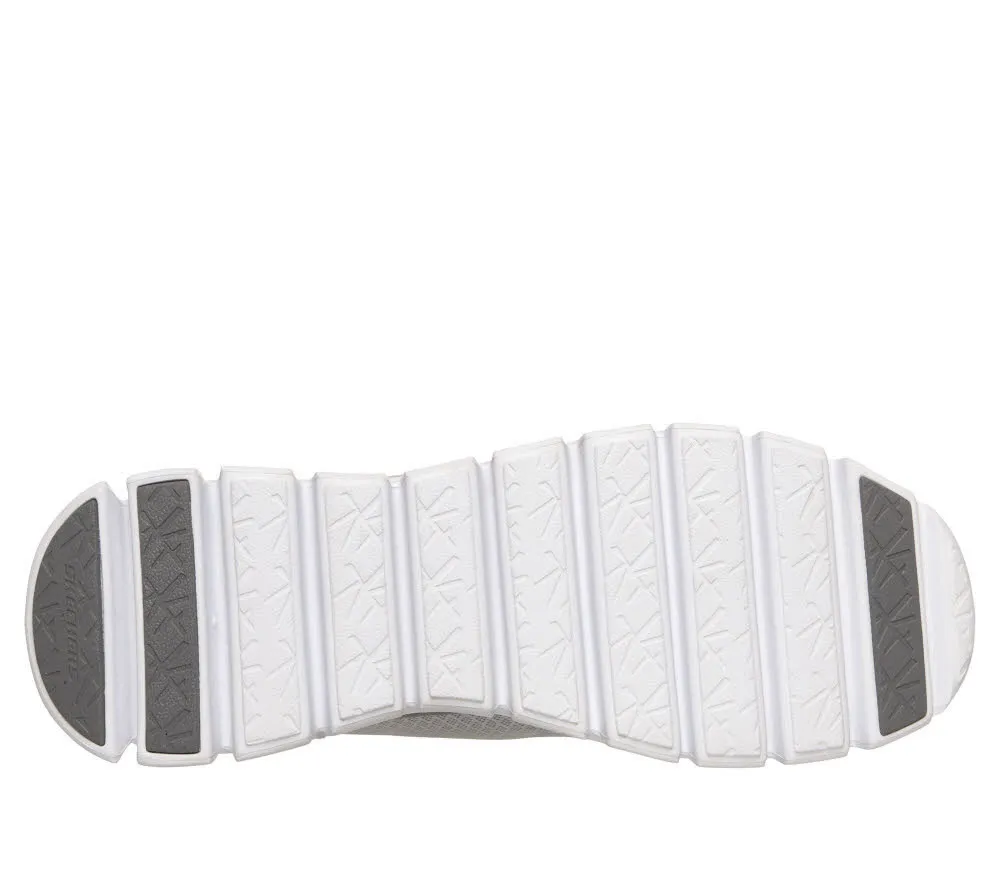 Skechers GLIDE-STEP - NOXUS Herren Slipper Sneaker grau