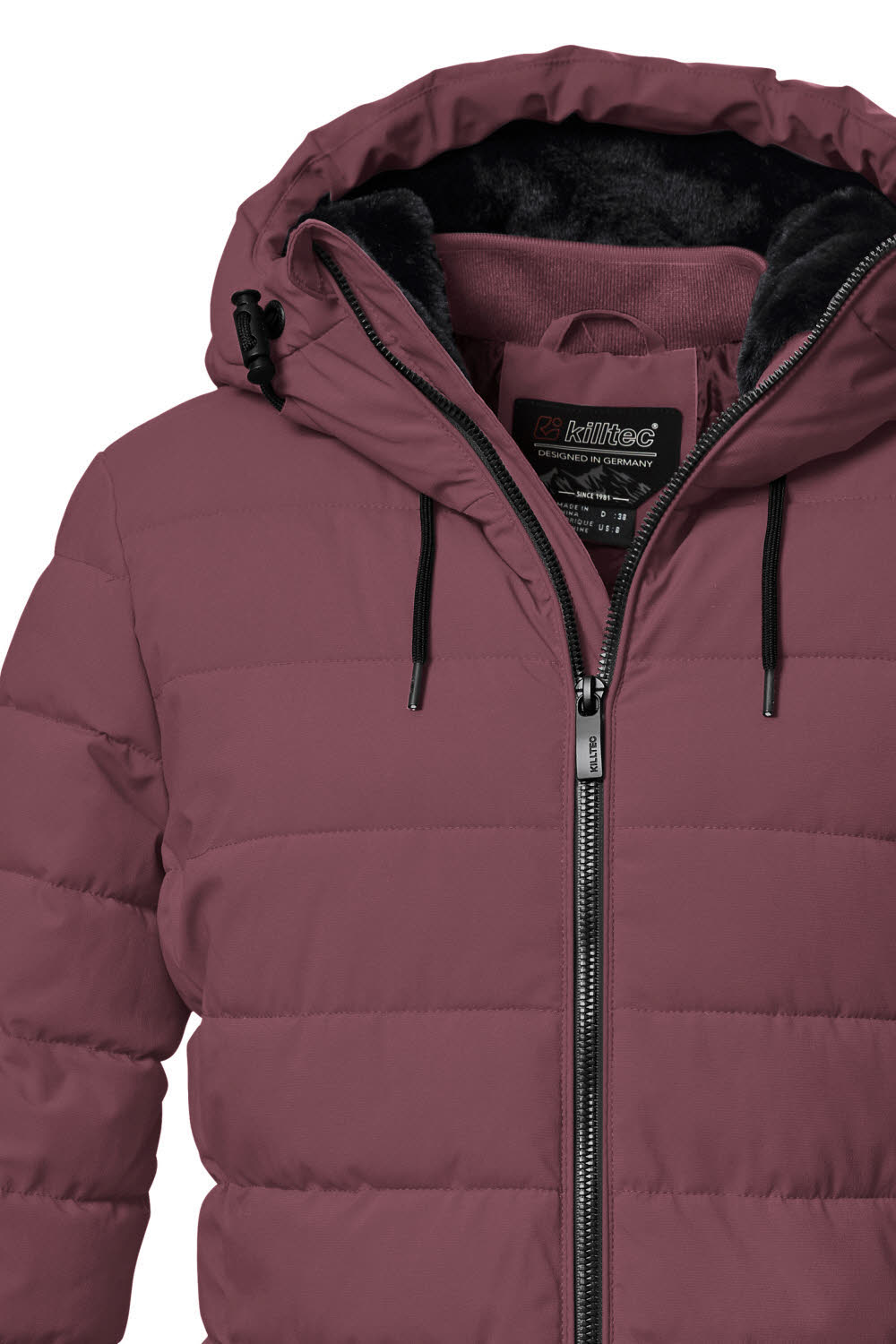 KILLTEC KOW 55 WMN QLTD PRK Freizeitmäntel Damen Steppparka dunkel mauve