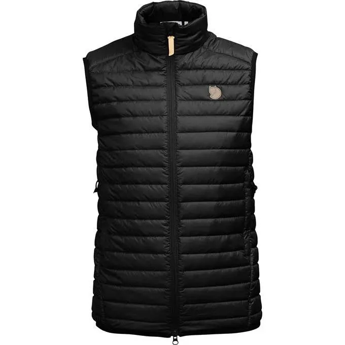 Fjällräven Padded Damen Outdoor Wander Weste Schwarz NEU