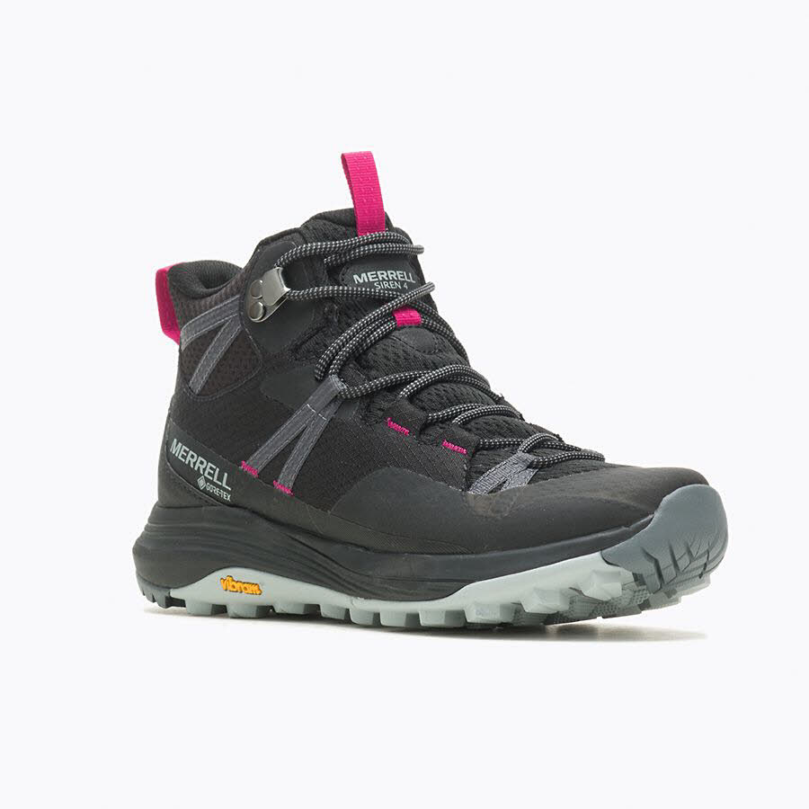 Merrell Siren 4 Mid GTX Wanderschuh Trekkingschuh Damen schwarz NEU