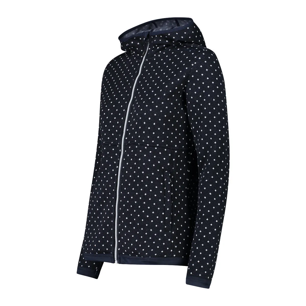 CMP Damen Kapuzenjacke Fleecejacke schwarz