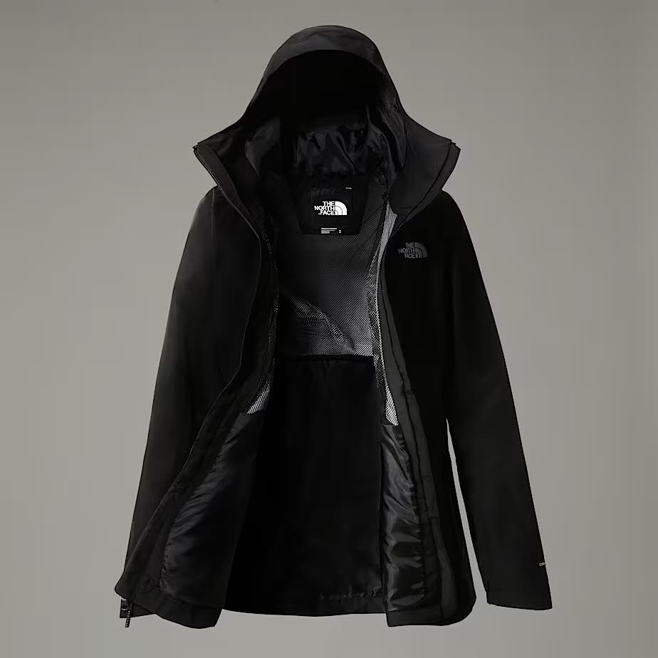 Hikesteller Parka-Shelljacke Damen schwarz