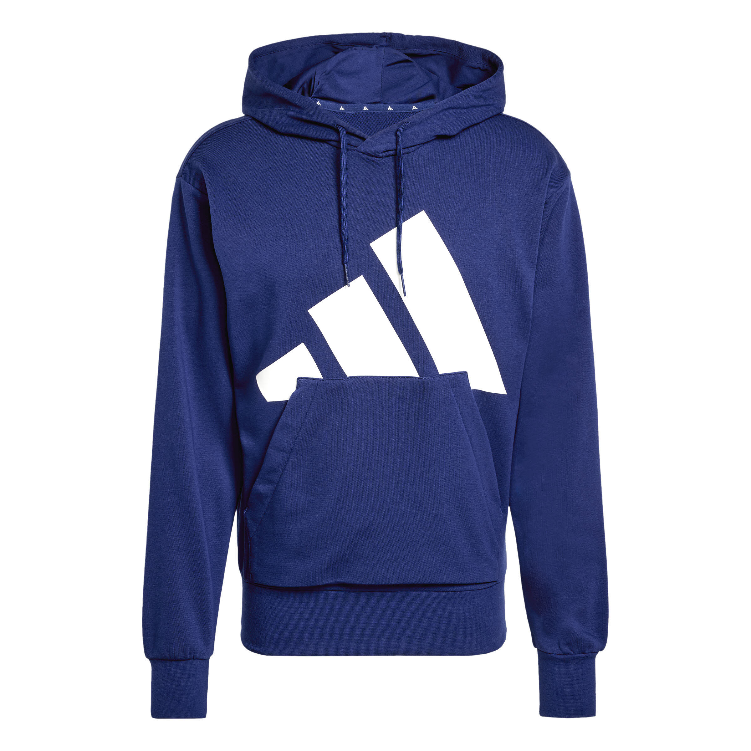 adidas Essentials Big Logo French Terry Hoodie Kapuzenpullover Herren dunkelblau
