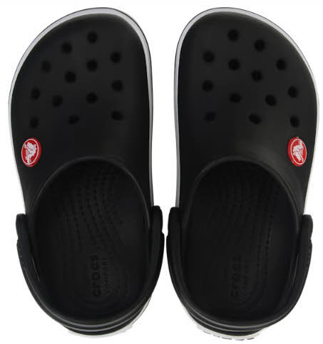 Crocs Kids' Crocband™ Clog Hausschuhe Gartenschuhe Kinder schwarz