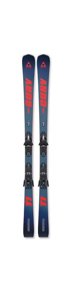 Fischer THE CURV TI TPR + RS 10 GW PR Racecarver Fortgeschrittene 25/26 blau/rot