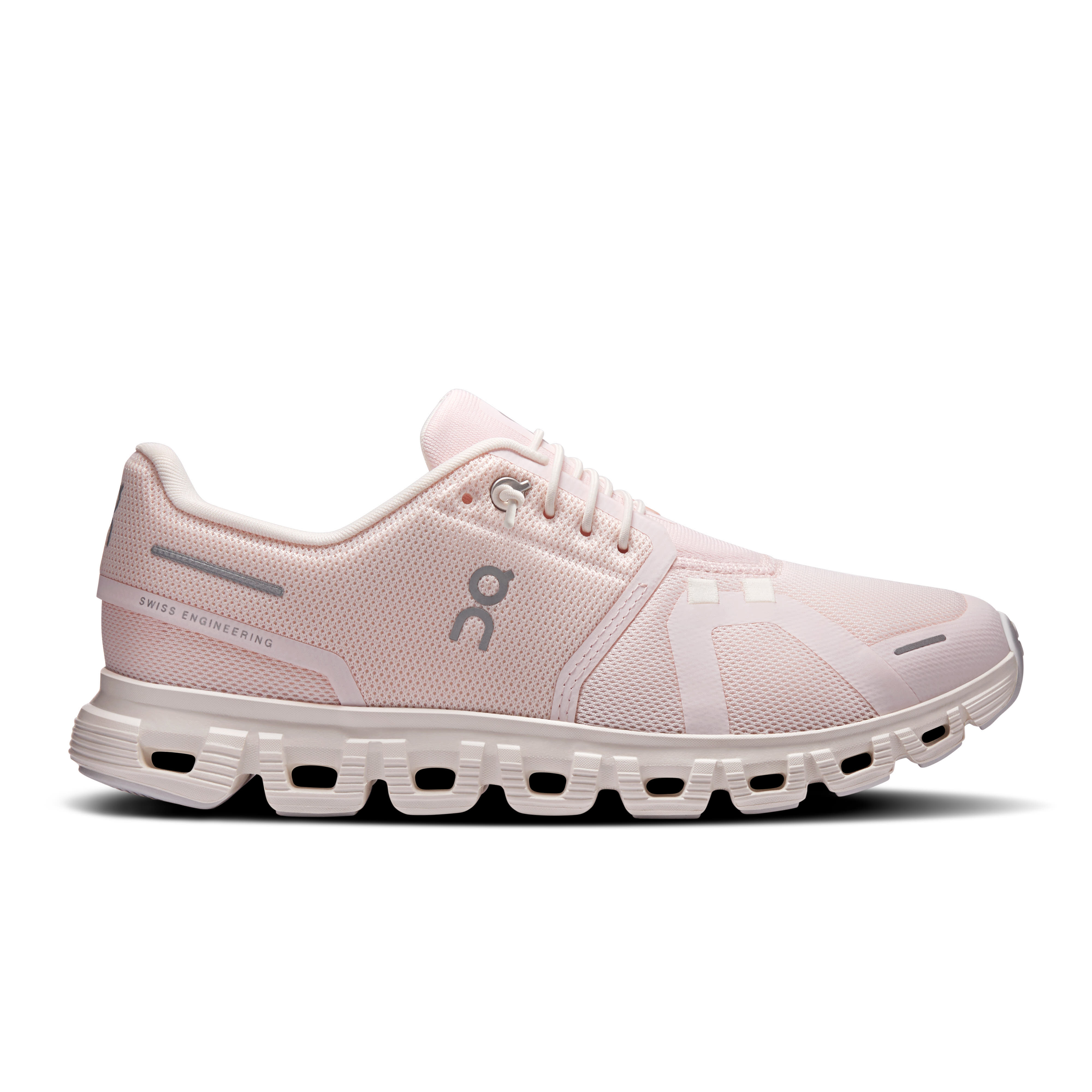 ON CLOUD 6 Damen Sneaker Low sportlich Freizeitschuhe salt/gardenia