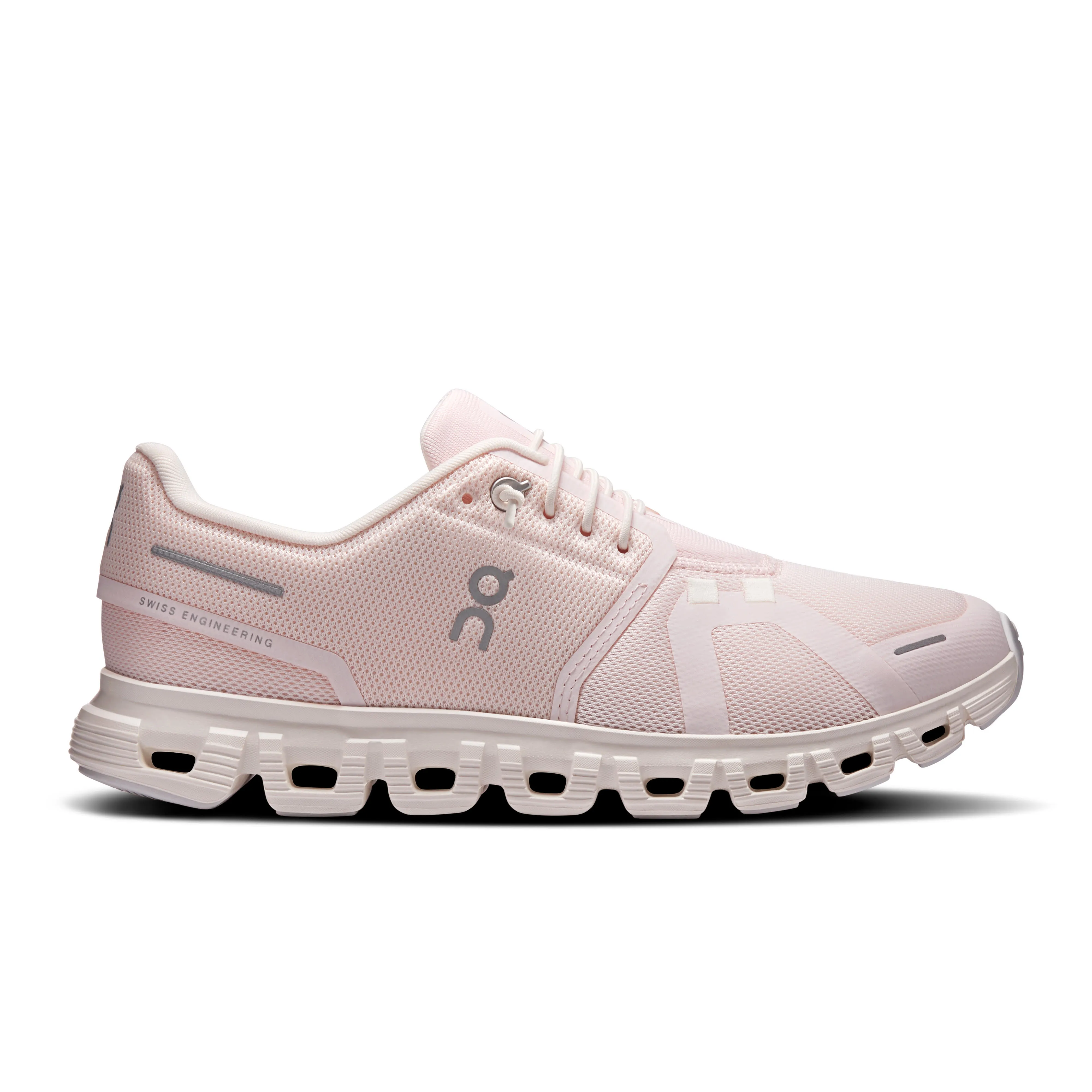 ON CLOUD 6 Damen Sneaker Low sportlich Freizeitschuhe salt/gardenia