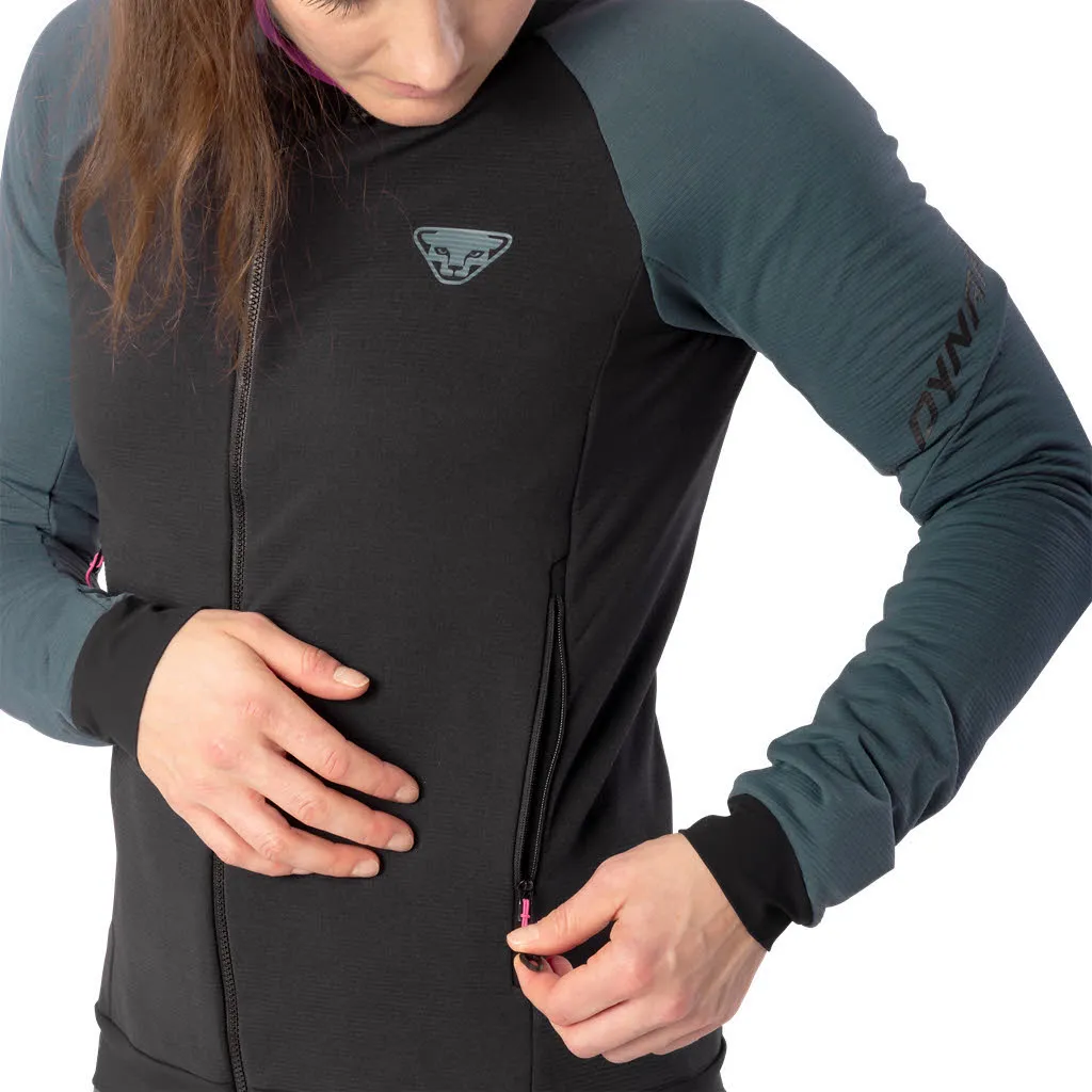 Dynafit Radical Polartec Damen Fleecejacke Strickjacke schwarz