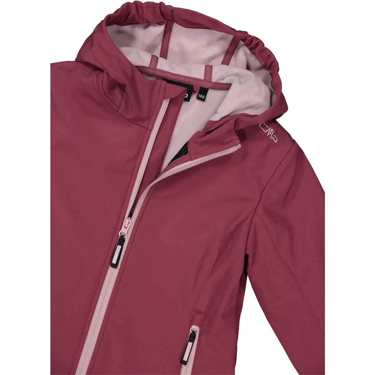 CMP JACKET FIX HOOD Mädchen Softshelljacke Outdoorjacke peony