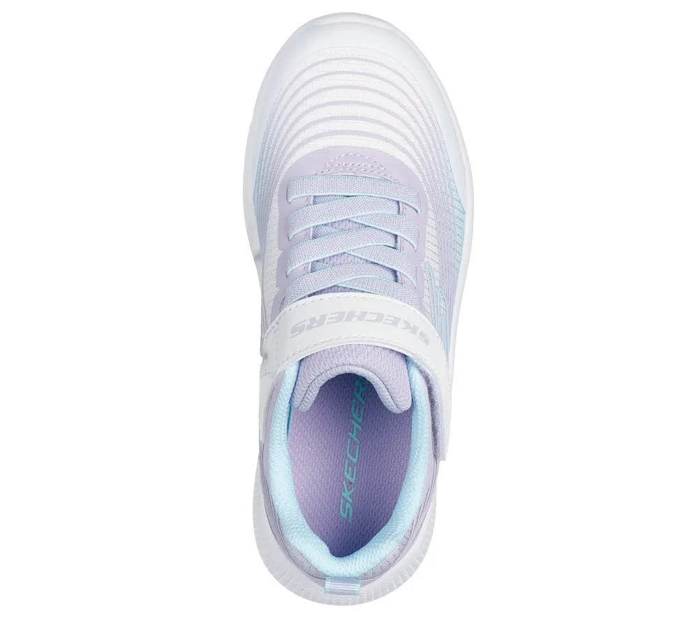 Skechers Microspec Advance Kinder Mädchen Sneaker Halbschuh lila weiß