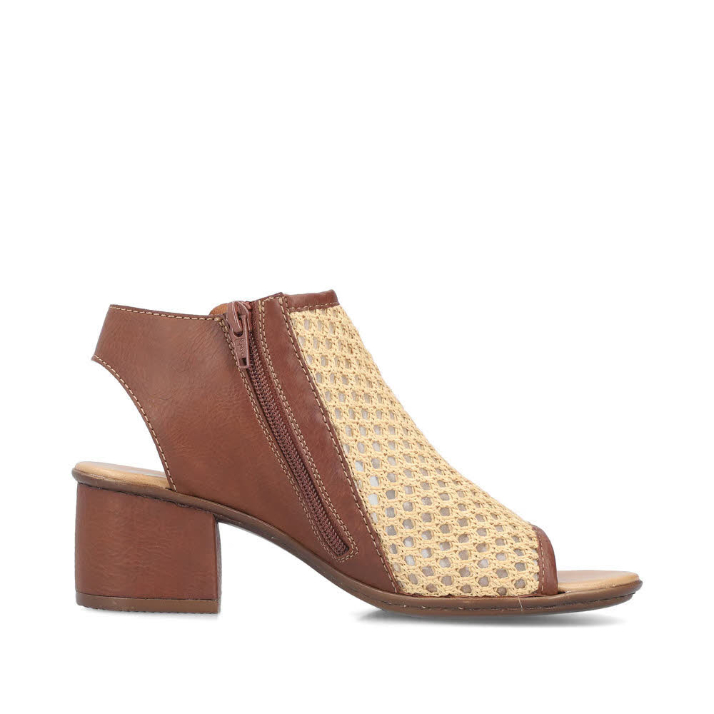 Rieker FSK Damen Sandalen Sandaletten braun