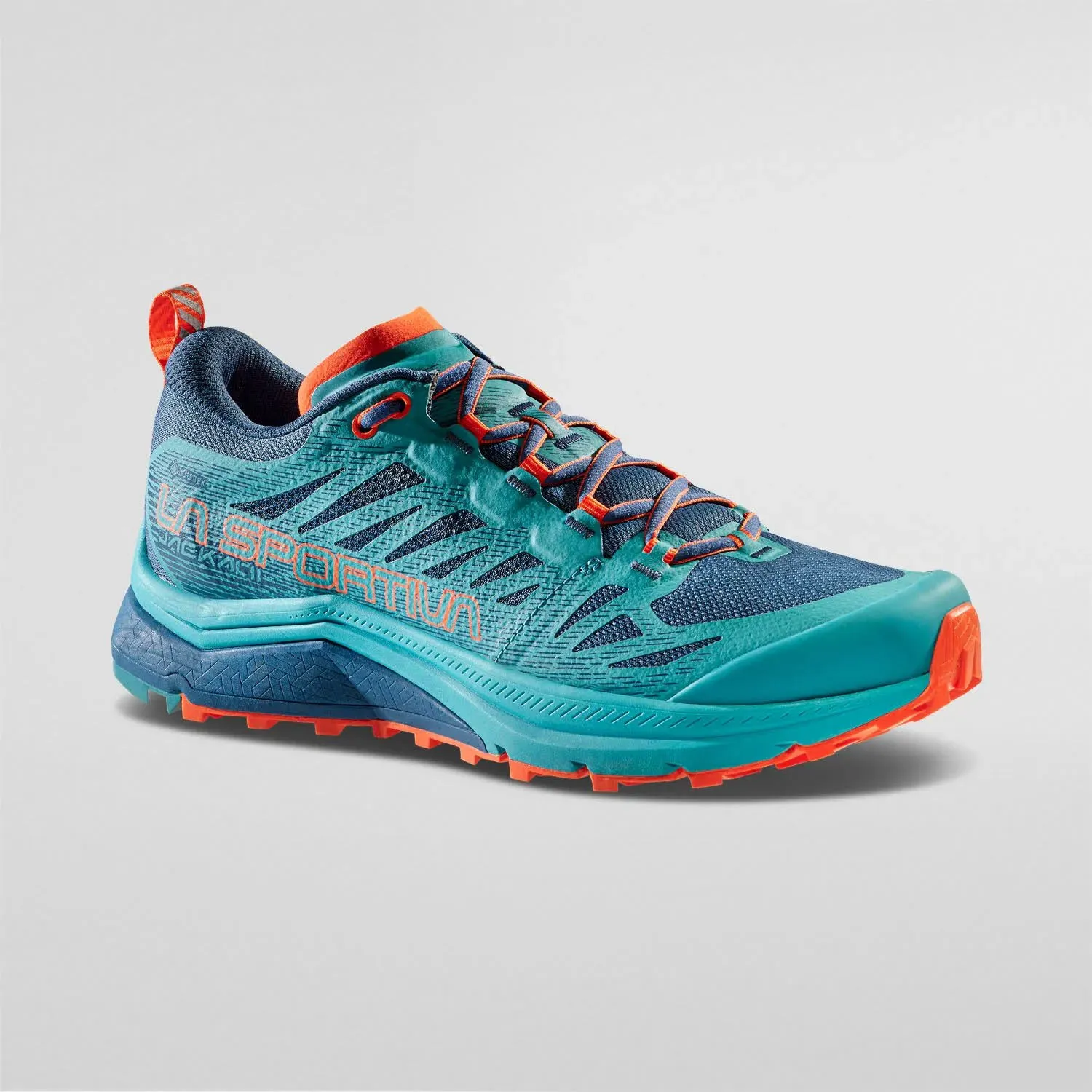 La Sportiva Jackal II Woman GTX Trekkingschuh Wanderschuh Damen hellblau orange