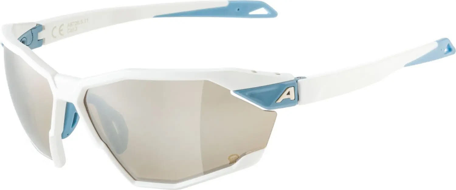 Alpina TWIST SIX Q Unisex Sportbrille Quattroflex weiß