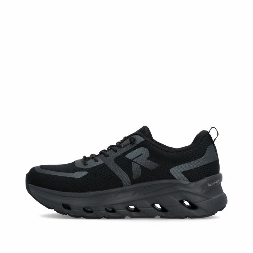 Rieker Damen Sneaker Halbschuhe low schwarz