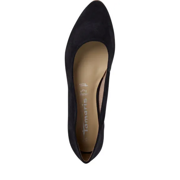 Tamaris Damen Ballerina dunkelblau