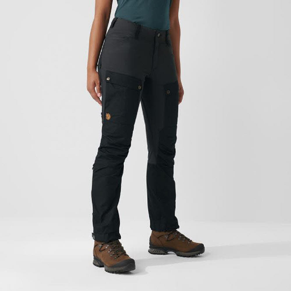 Fjäll Räven Keb Trousers Damen Trekkinghose Wanderhose grau