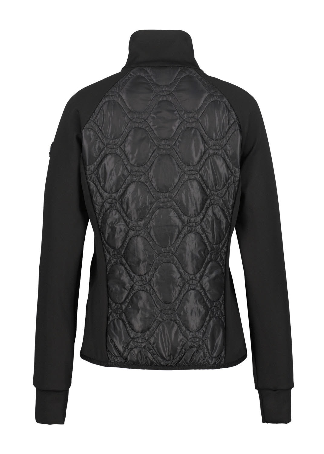 Luhta Alsila Damen Zip-Jacke Hybrid-Midlayer schwarz