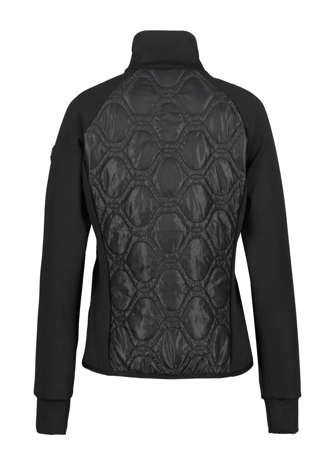 Luhta Alsila Damen Zip-Jacke Hybrid-Midlayer schwarz