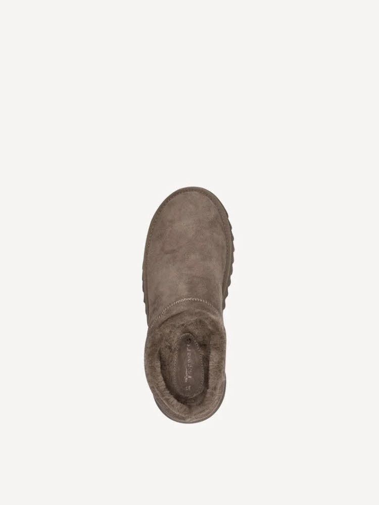 Tamaris Women Sabot Damen Hausschuhe Pantoffel taupe