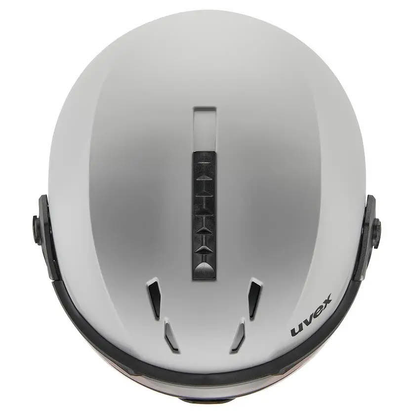 Uvex instinct visor pro v Skihelm Visier Belüftungssystem Unisex grau matt