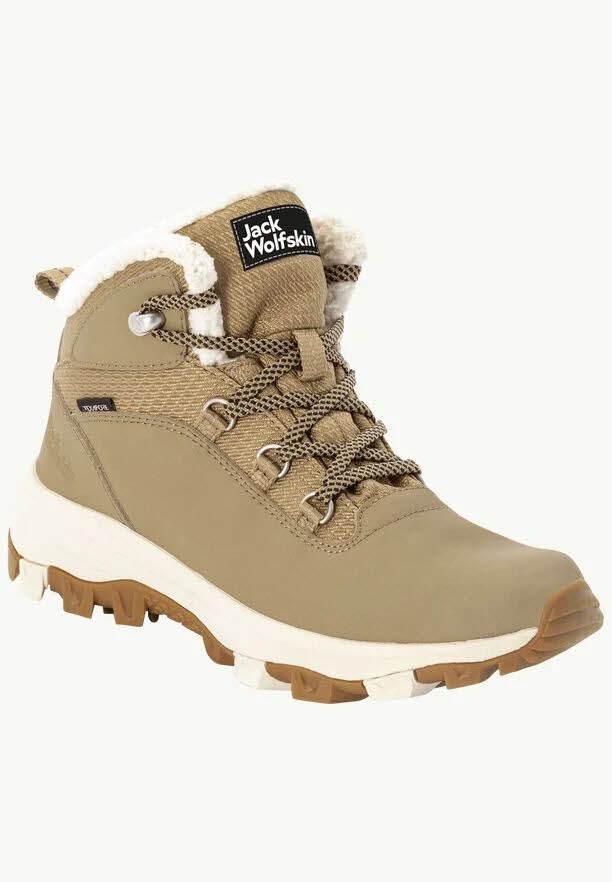 Jack Wolfskin Everquest Texapore Mid Damen Winterschuh wasserdicht braun
