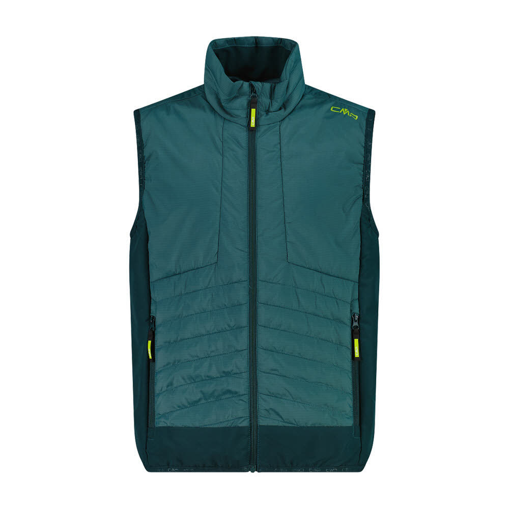 CMP KID HYBRID VEST Kinder Daunenweste ärmellos lichen