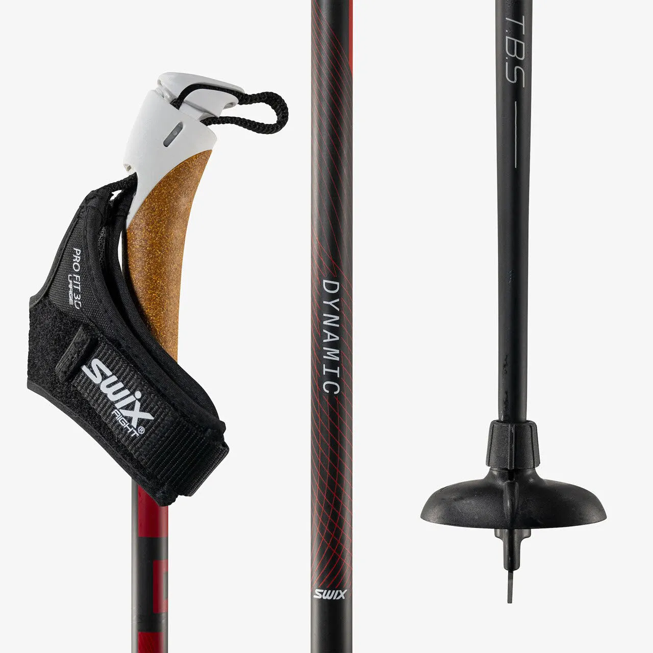 Swix Dynamic D1 Langlaufstock Skatingstock schwarz NEU