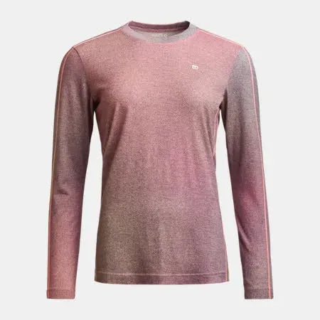 Ortovox Unterhemd Langarmshirt Merinowolle Damen rosa