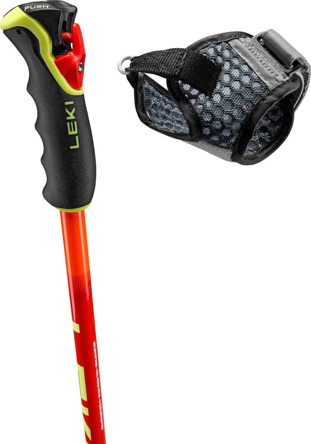 Leki Wyldbird TR Unisex Skistöcke Ski Poles orange/gelb